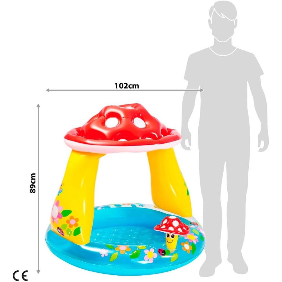 Intex 57114NP Paddenstoel Babyzwembad, 102cm x 89cm