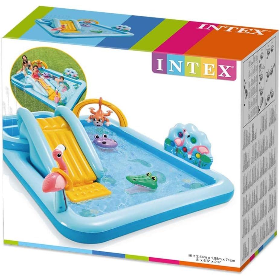 Intex 57161NP Jungle Avonturen Water Speelset, 244cm x 198cm x 71cm