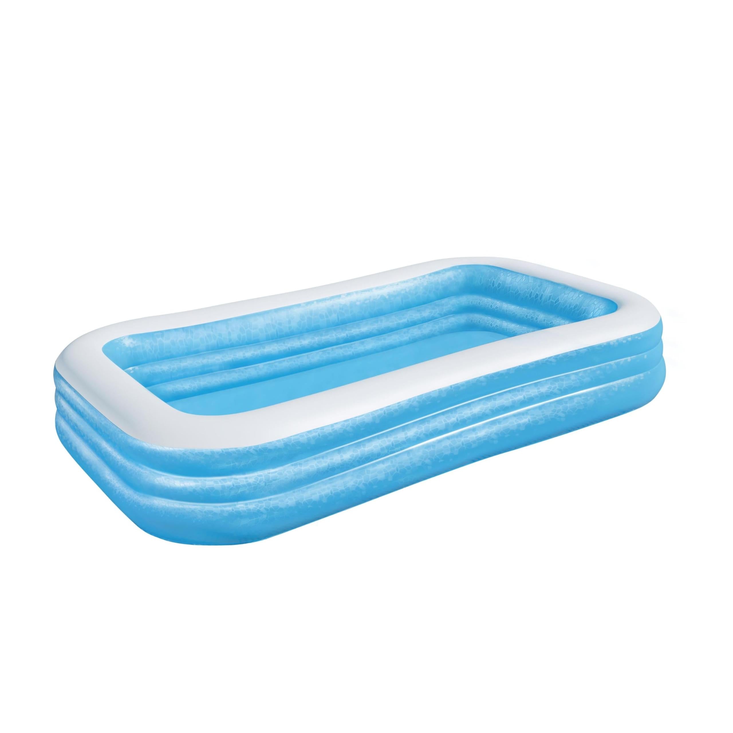 Bestway 54005 opblaasbare heldere familiezwembad, 201 x 150 x 51 cm - groen