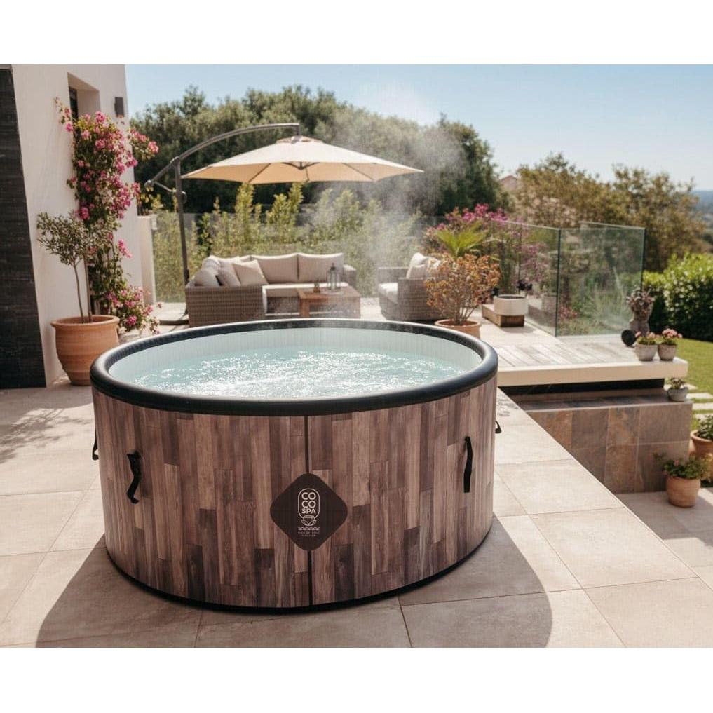COCO SPA Nordik opblaasbare spa - 150 cm doorsnee - 800 Liter - 2240 W motor - voor 2 tot 4 personen - met 140 massagejets