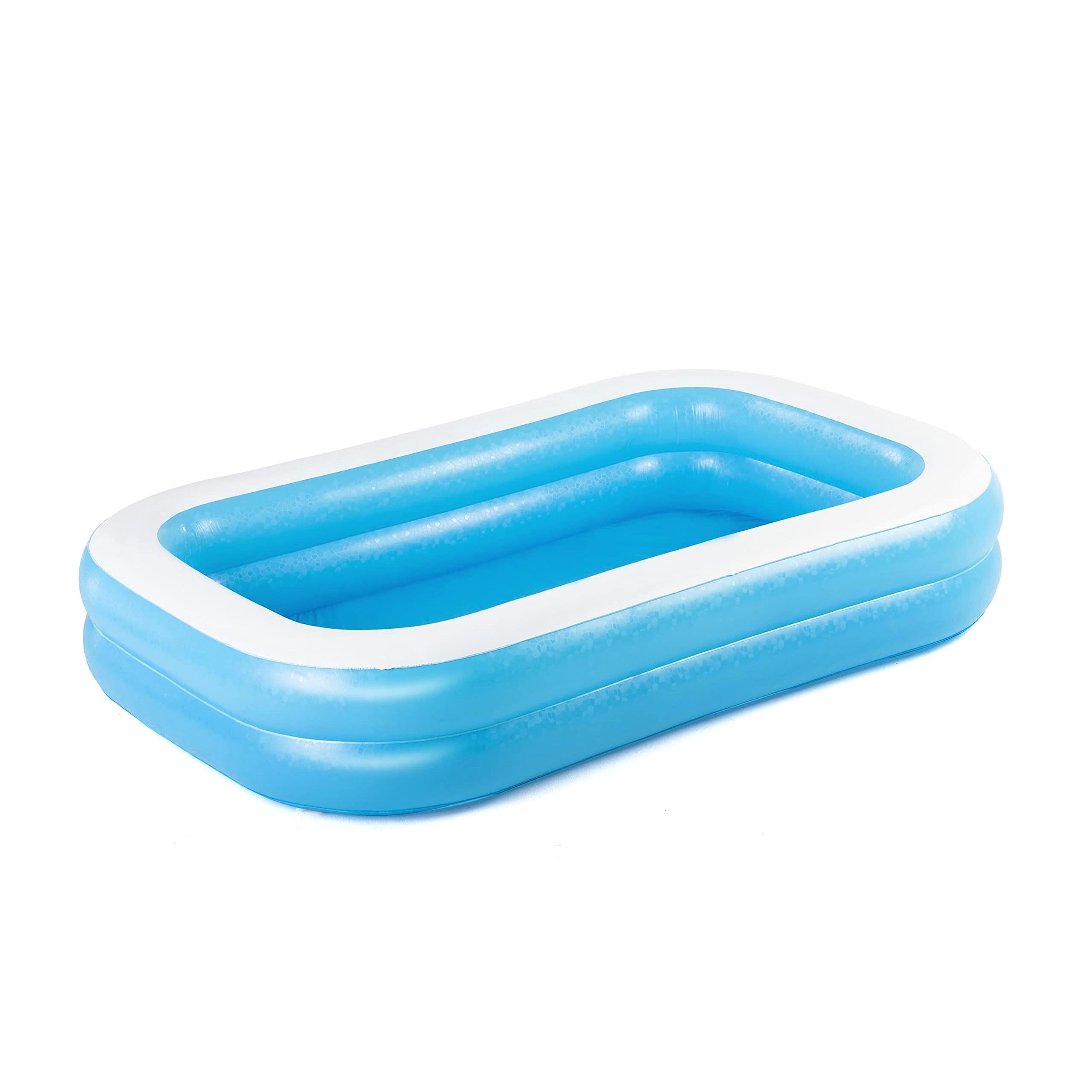 Bestway 54005 Opblaasbare heldere familiezwembad, 201 x 150 x 51 cm - groen