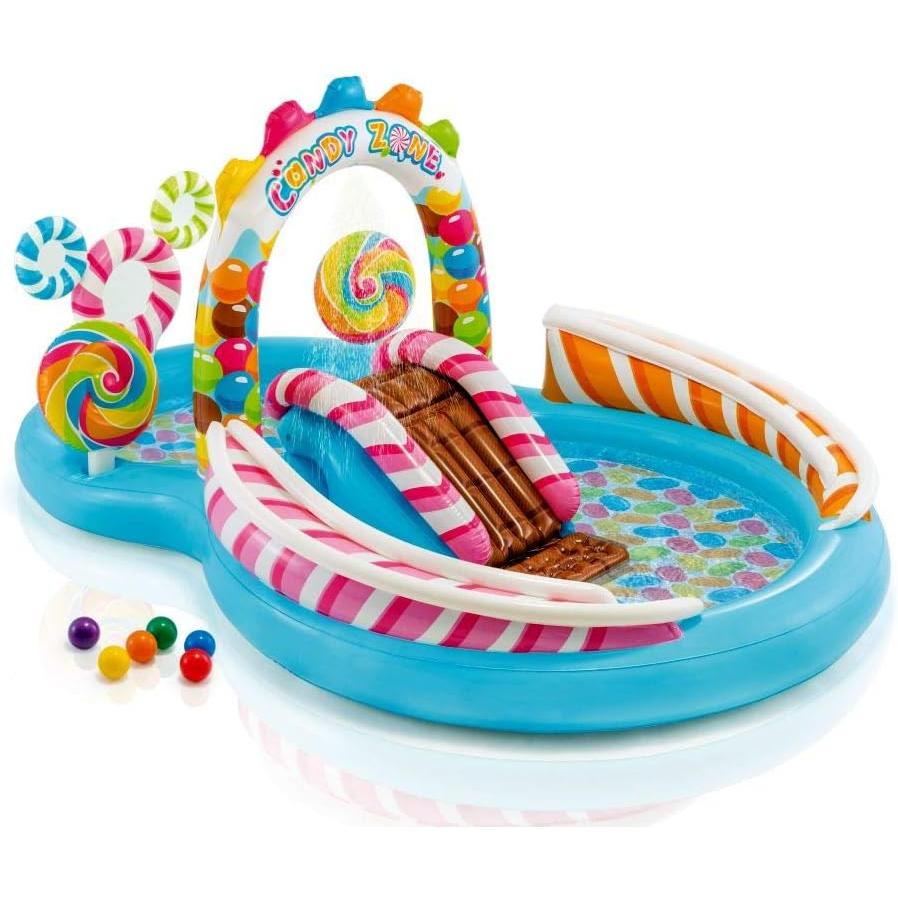 Intex 57149NP Candy Zone Water Speelset, 295cm x 191cm x 130cm