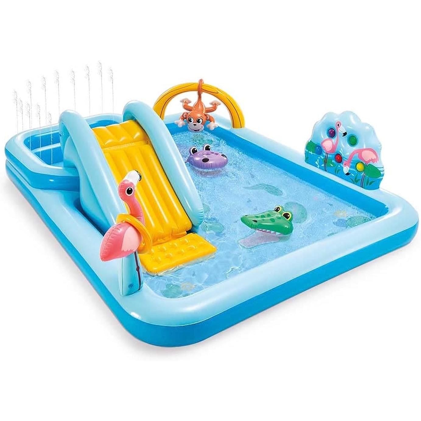 Intex 57161NP Jungle Avontuur Water Speelset, 244cm x 198cm x 71cm