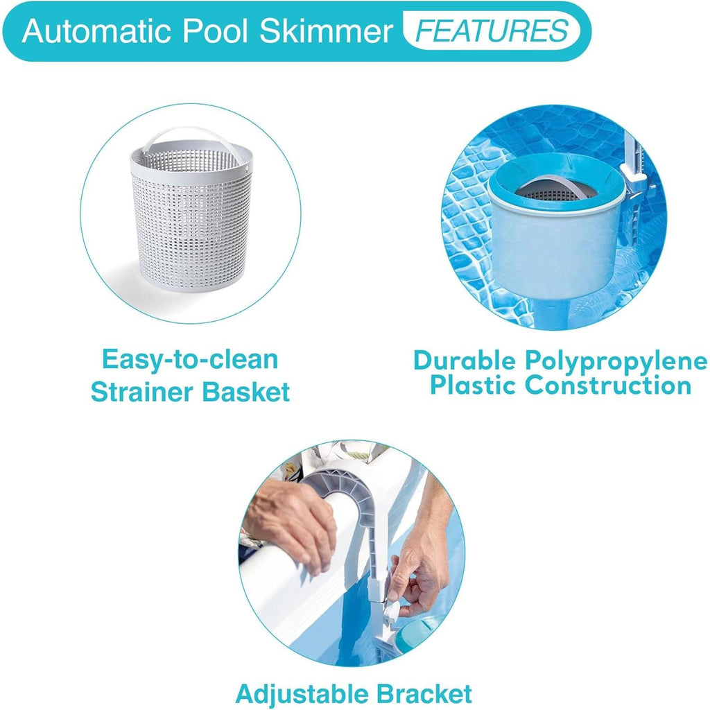 Intex 28000 Deluxe Oppervlakte Skimmer voor wandmontage