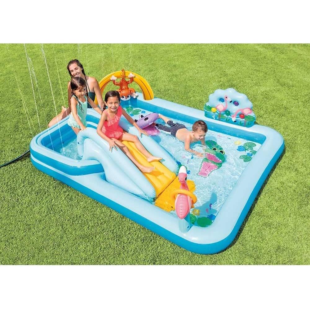 Intex 57161NP Jungle Avontuur Water Speelset, 244cm x 198cm x 71cm