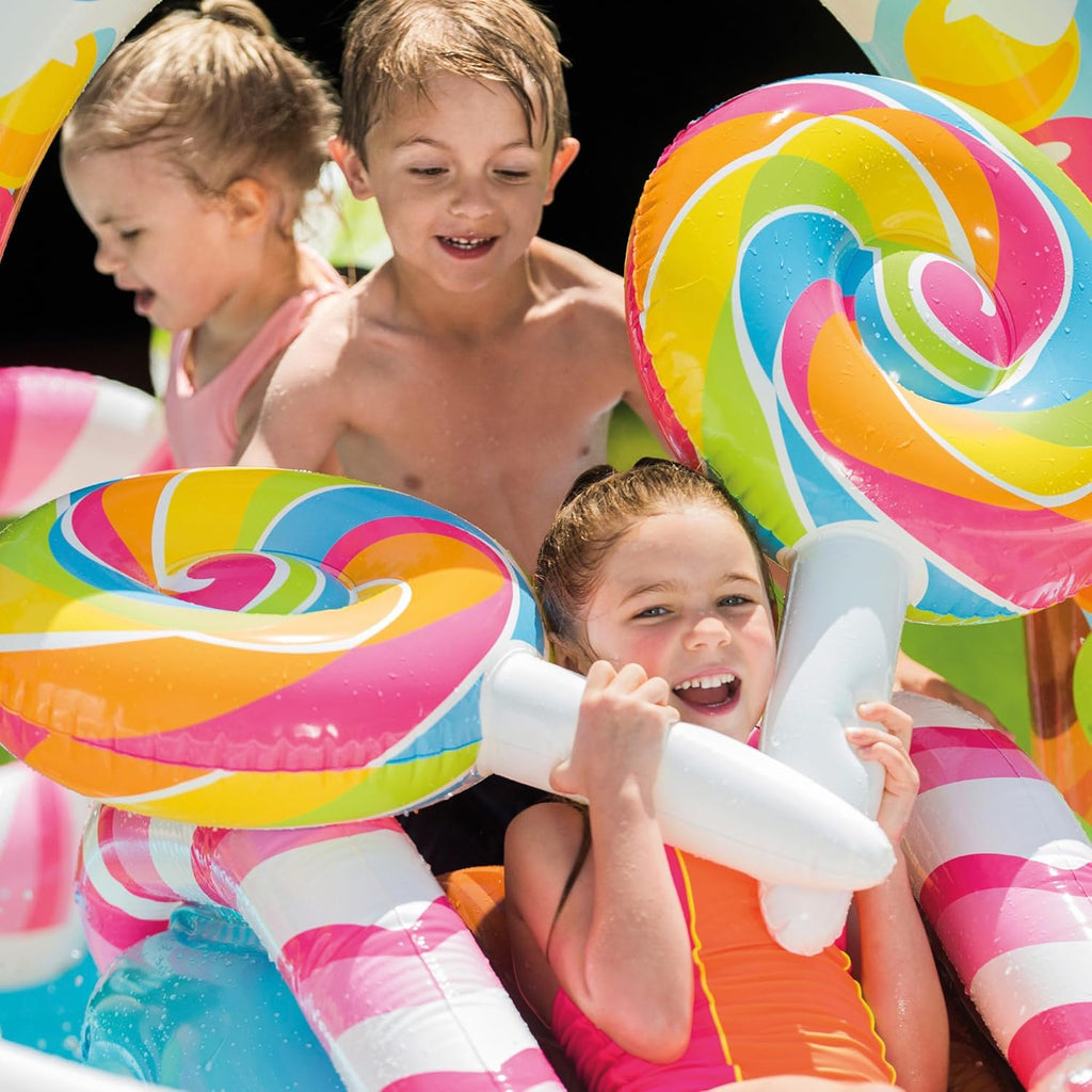 Intex 57149NP Candy Zone Water Speelset, 295cm x 191cm x 130cm