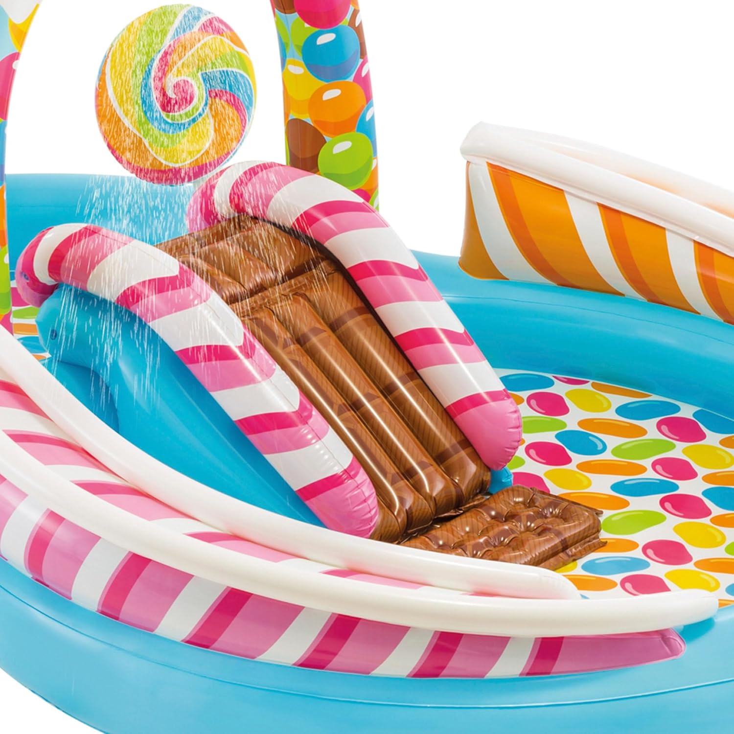 Intex 57149NP Candy Zone Water Speelset, 295cm x 191cm x 130cm