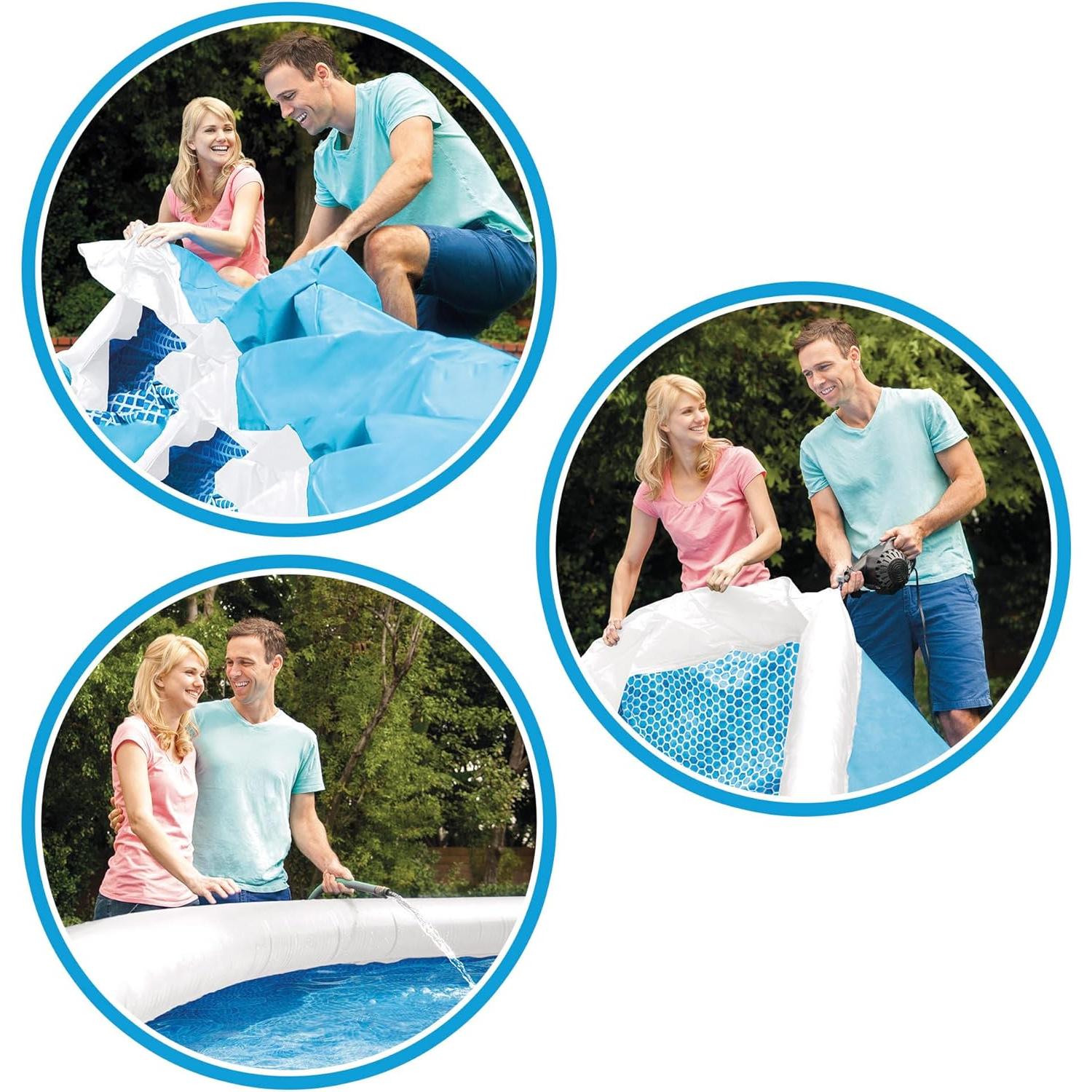 Intex 28101NP Easy Set Zwembad, 183 cm x 51 cm Rond Blauw